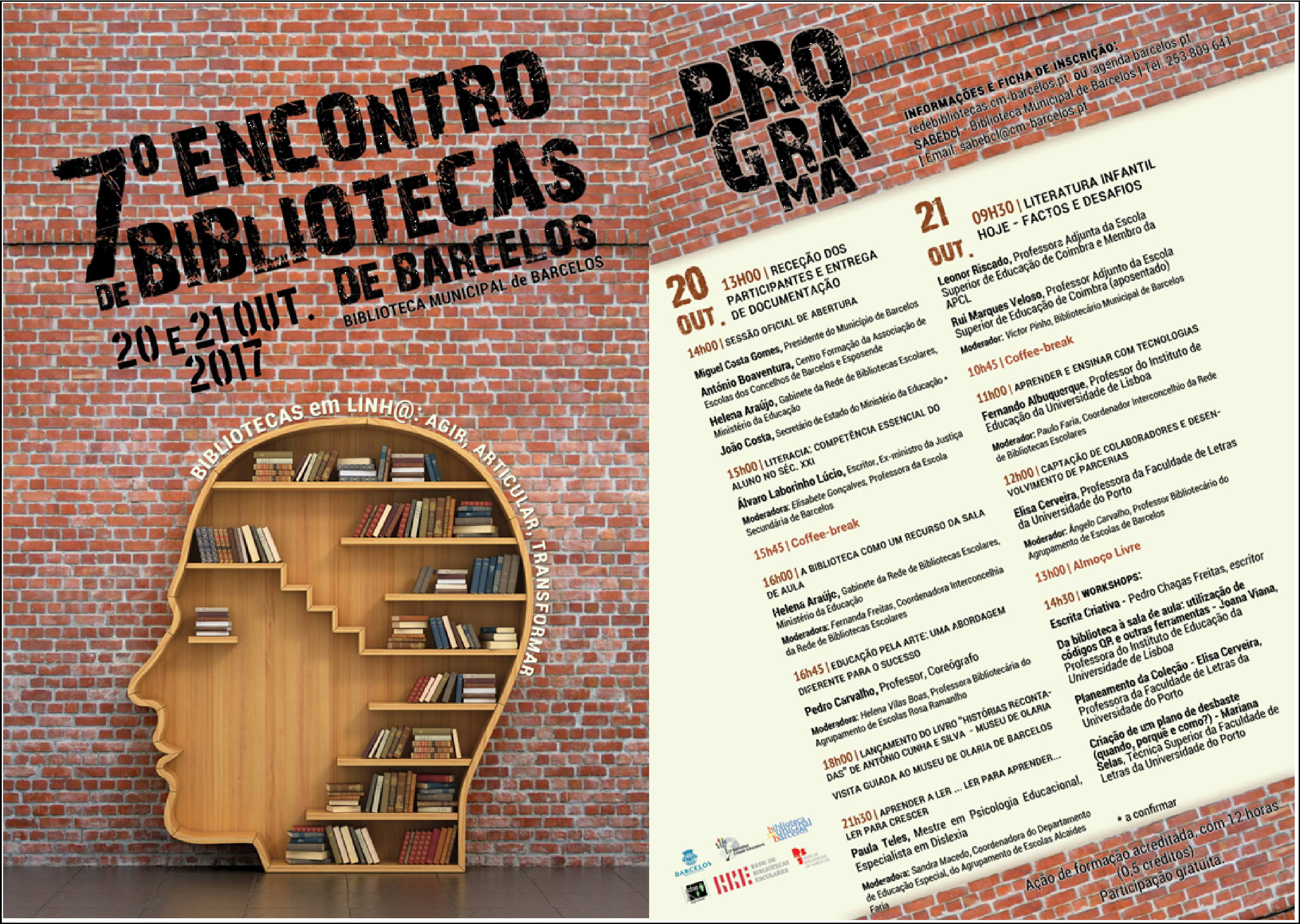 Município de Barcelos promove 7.º Encontro de Bibliotecas de Barcelos