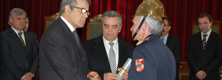 Aniversário dos Bombeiros de Barcelos com recepção na Câmara Municipal