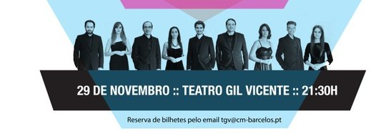 Coro de Câmara atua sábado no Teatro Gil Vicente