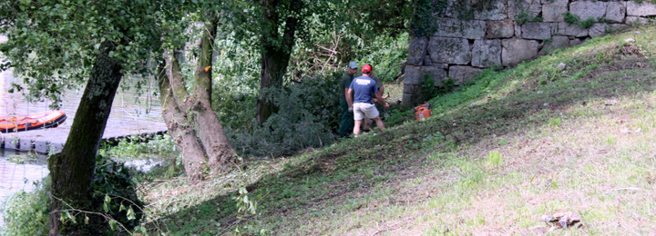 Câmara Municipal limpa margens do rio Cávado