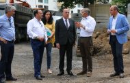 Presidente da Câmara visitou obras no Campo 25 de Abril