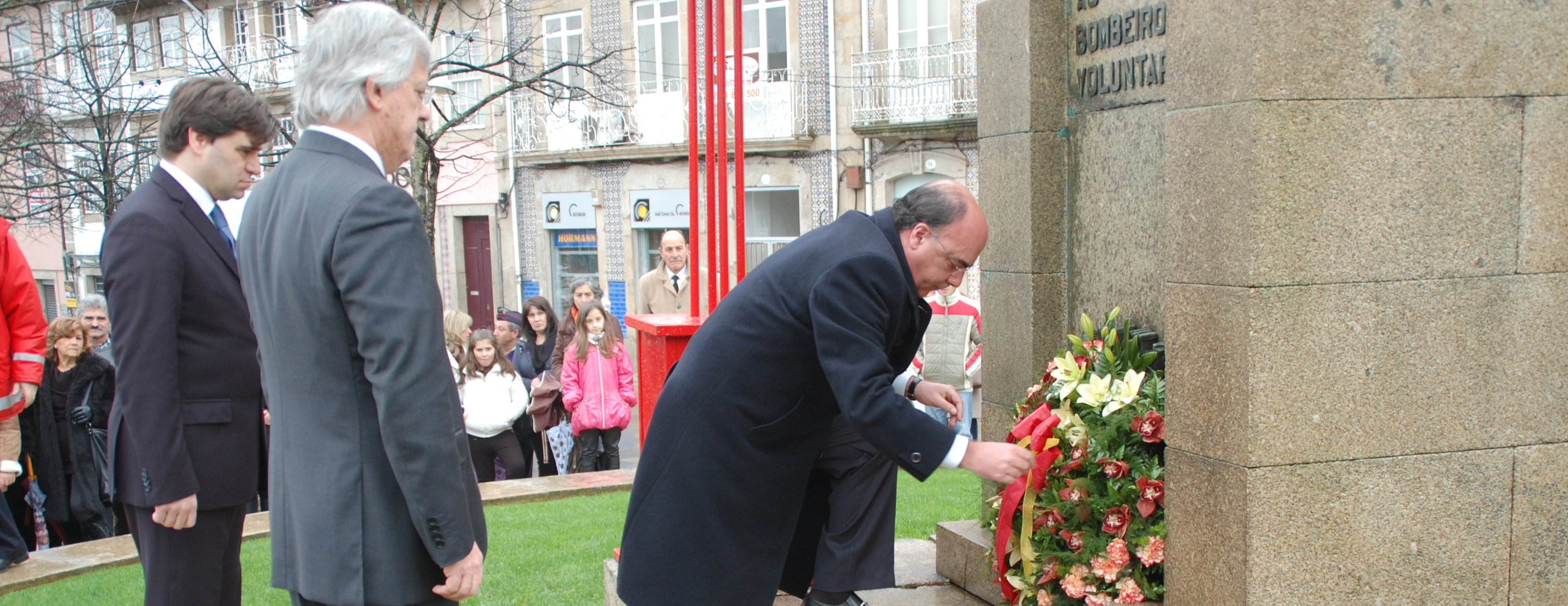 Presidente da Câmara recebe Bombeiros de Barcelos na passagem do 131.º aniversário da Associação