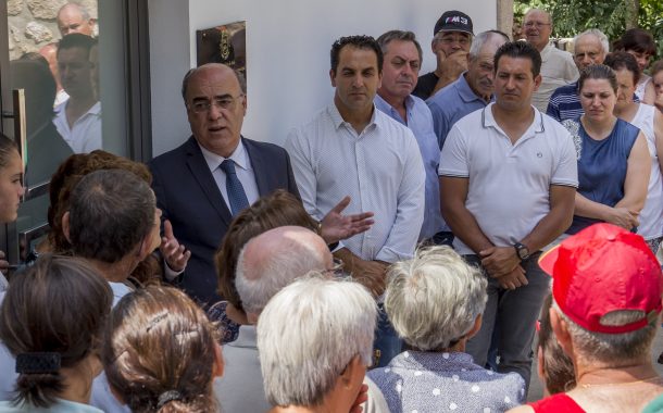 presidente da câmara inaugurou casa mortuária d...