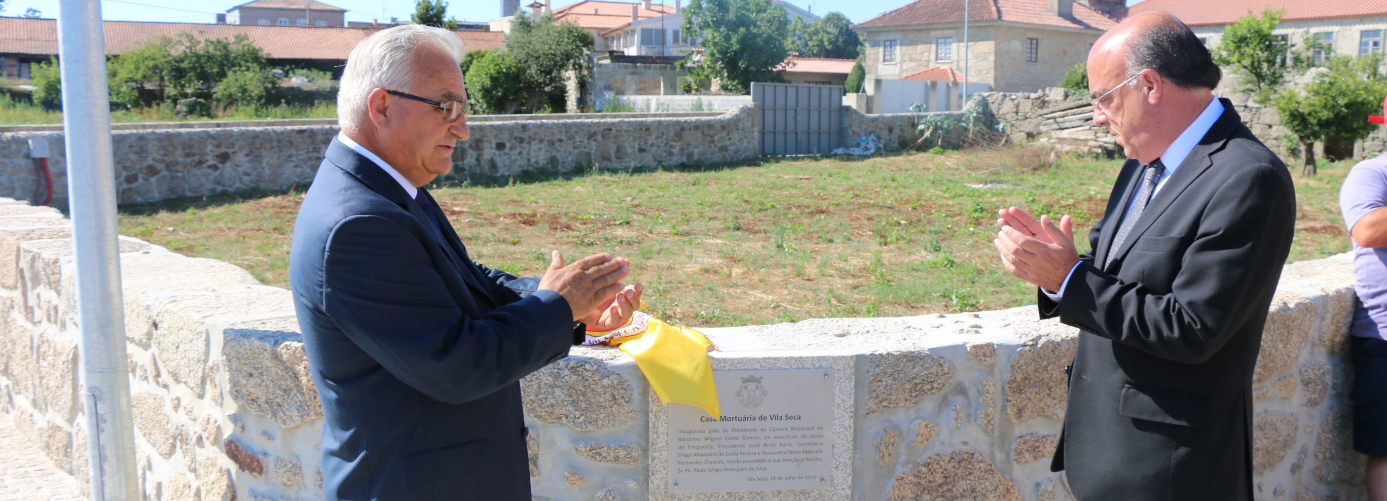 Presidente da Câmara inaugura Casa Mortuária de Vila Seca