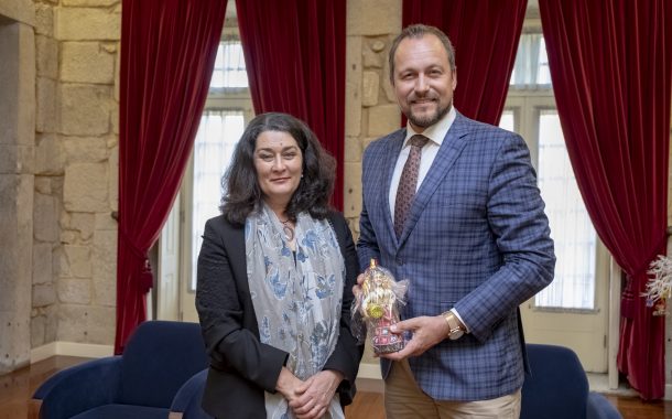 embaixador da república checa recebido na câmar...