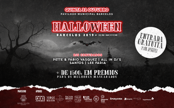 halloween barcelos no pavilhão municipal