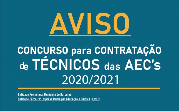 abertos concursos para professores das aec’s