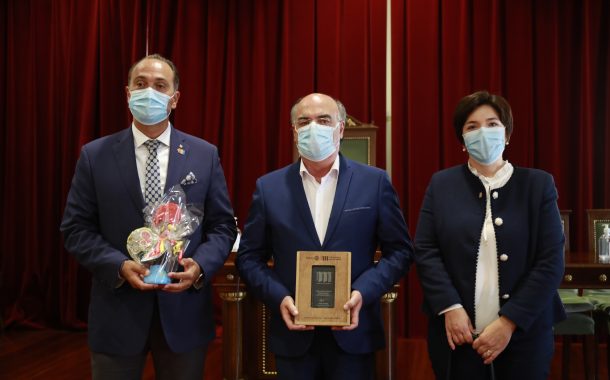 presidente da câmara recebeu governador do rota...