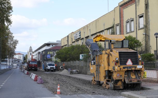 obras de requalificação da rua cândido da cunha...