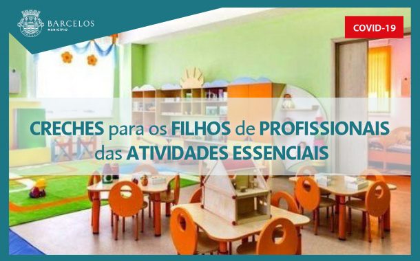 creches para os filhos de profissionais das ati...