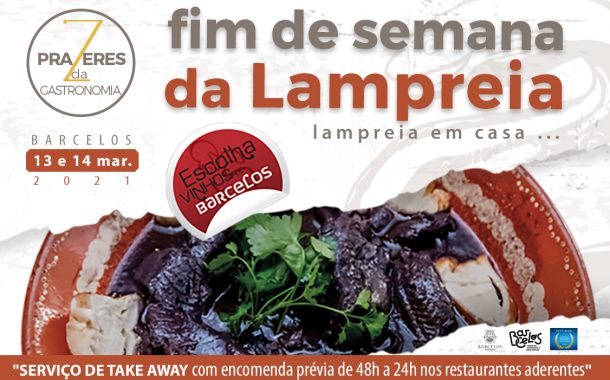 fim de semana da lampreia em take-away
