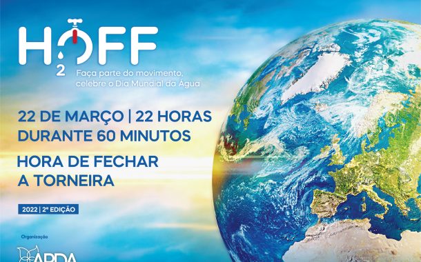 fechar a torneira às 22 horas, durante uma hora!