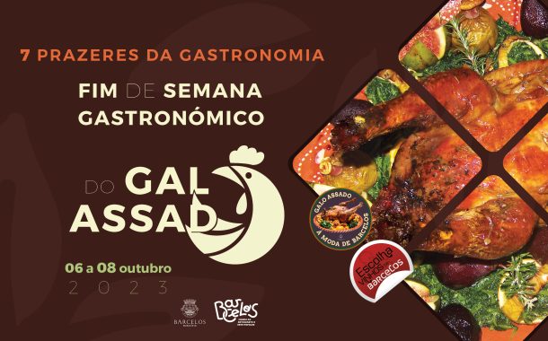 fim de semana gastronómico leva galo assado à m...