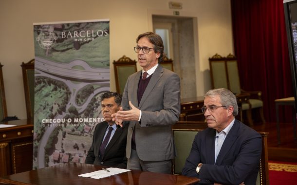 obra de fecho da circular urbana de barcelos ar...