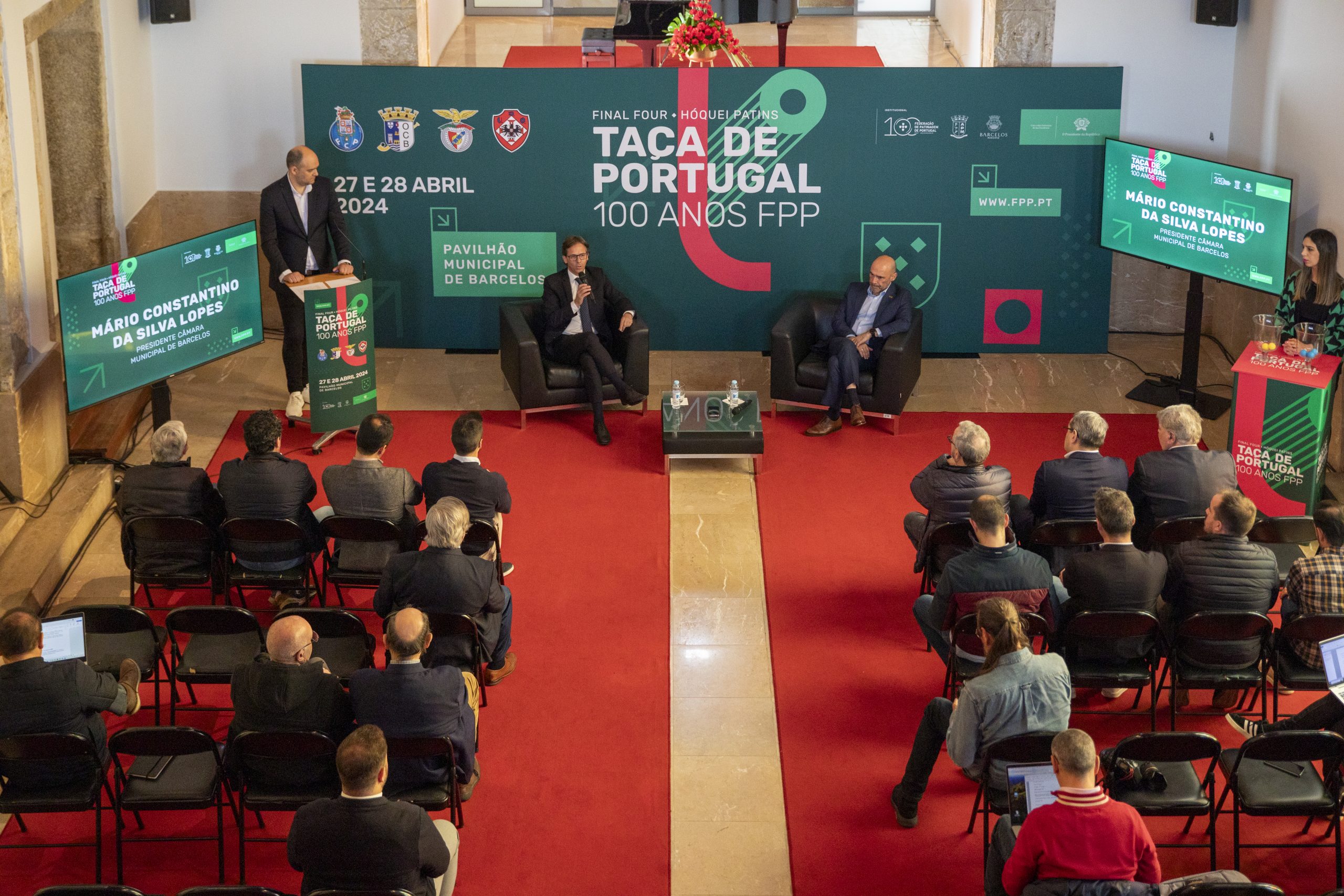 Final Four da Taça de Portugal de Hóquei em Patins realiza-se em Barcelos e foi apresentada hoje