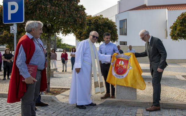 inauguração da área envolvente da igreja da fre...