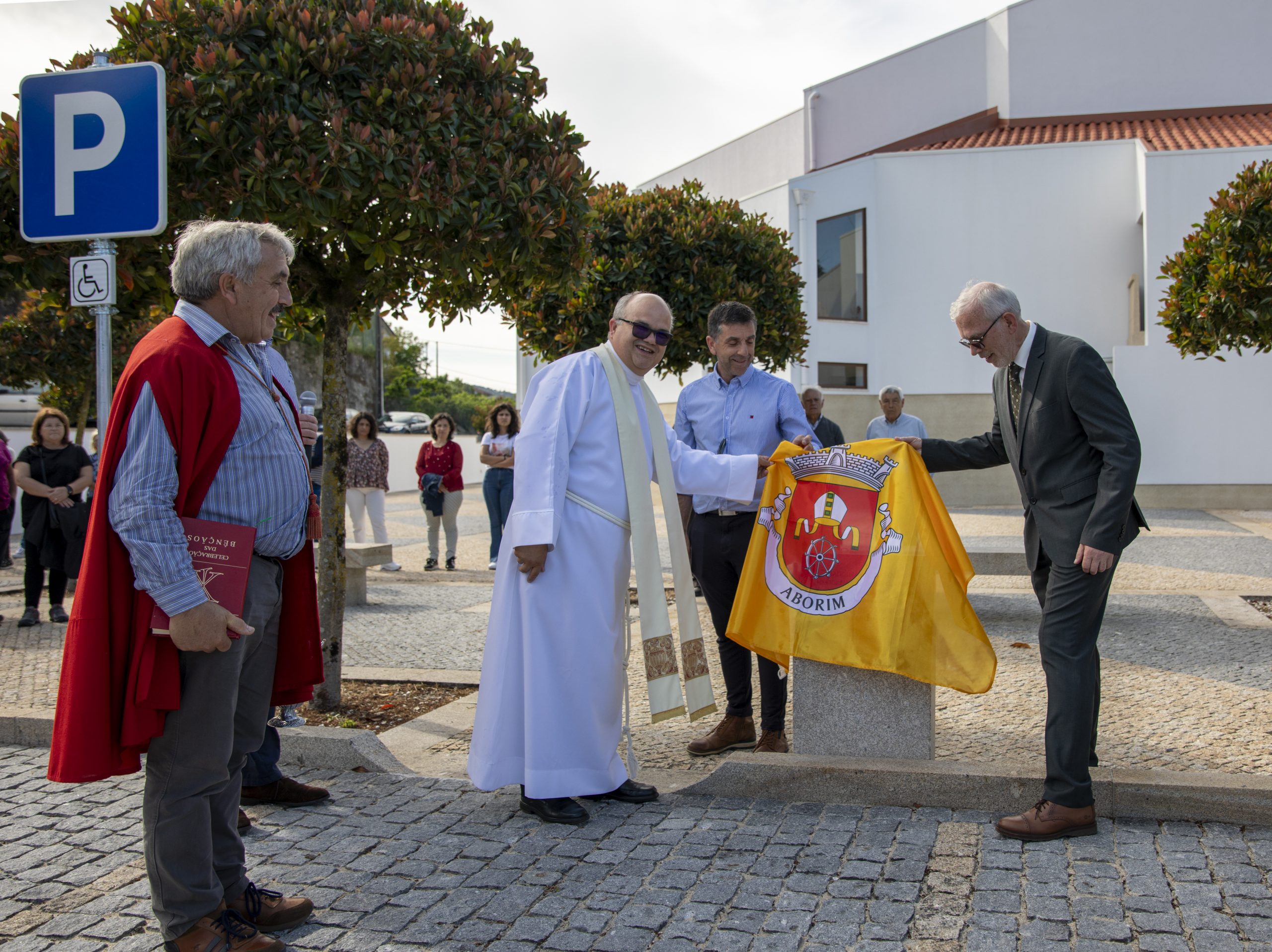 Inauguração da área envolvente da Igreja da freguesia de Aborim