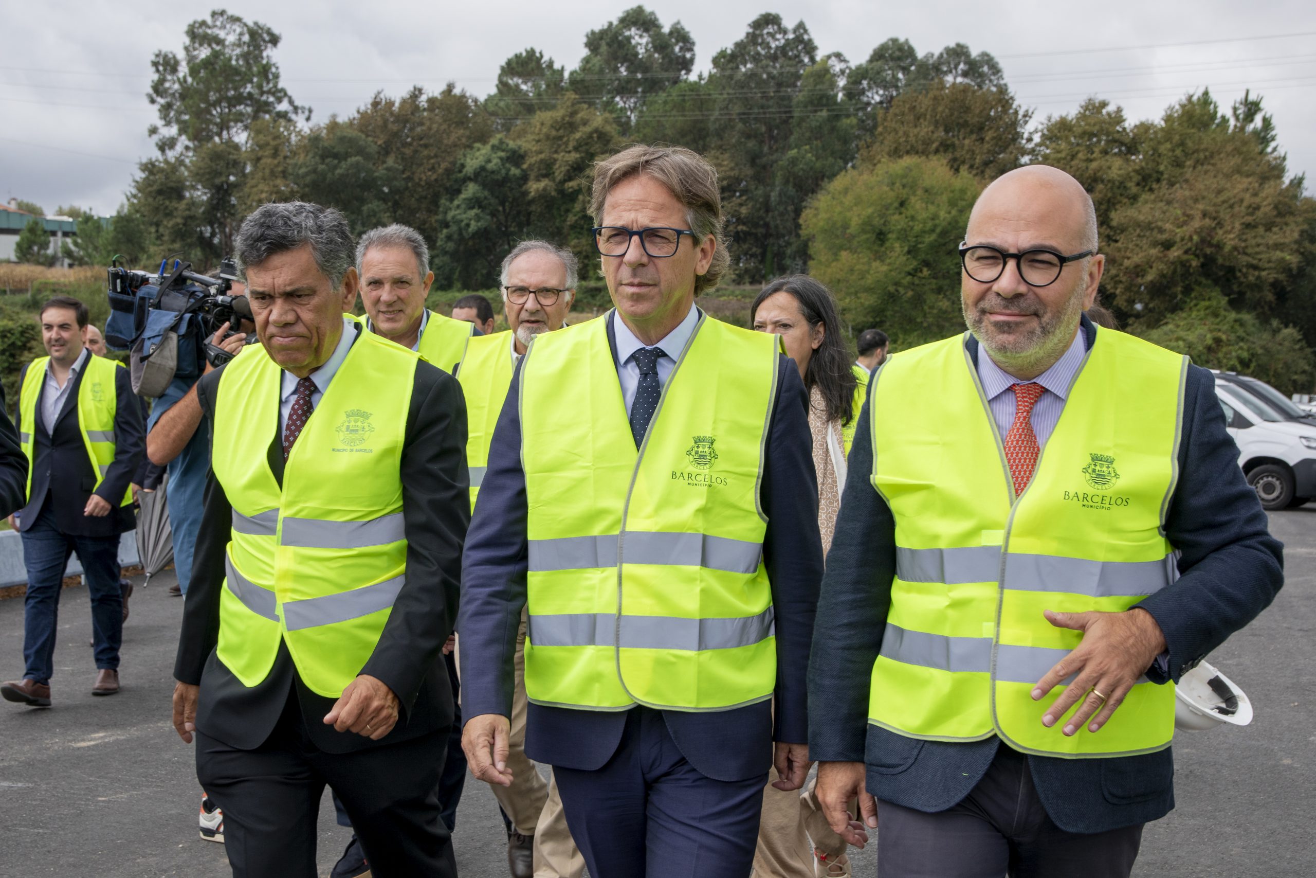 Ministro das Infraestruturas e Habitação visitou obra do fecho da Circular Urbana de Barcelos