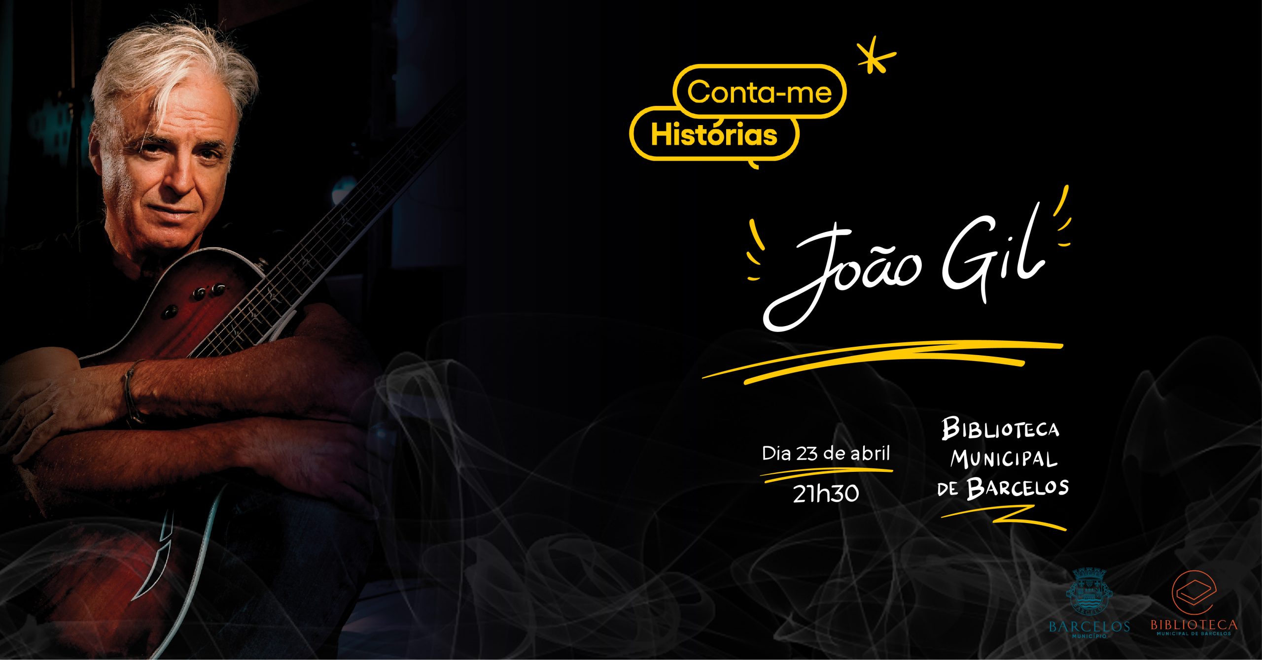 João Gil apresenta “Conta-me Histórias” na Biblioteca Municipal de Barcelos