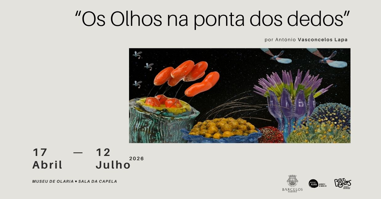 Museu de Olaria acolhe exposição “Os olhos na ponta dos dedos”