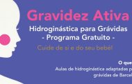 Barcelos oferece aulas gratuitas de hidroginástica para grávidas